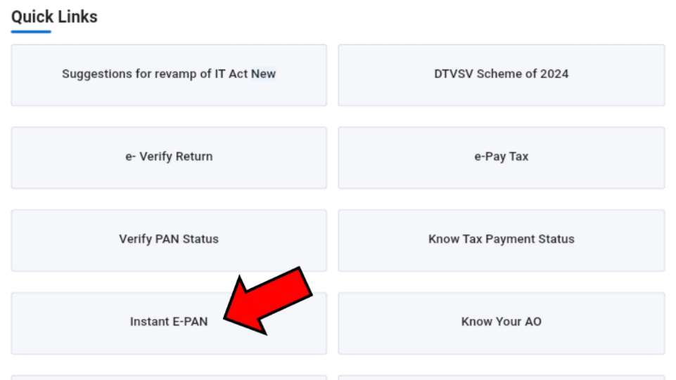 Instant PAN Card 2025 Apply Online 